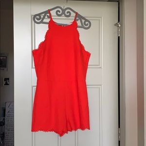 **NEVER WORN** Women’s Red Romper